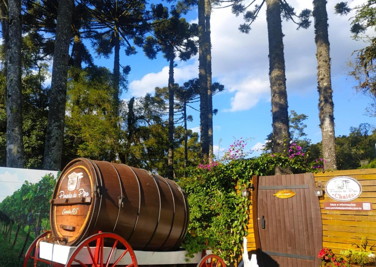 Chale Tematico Em Pipa De Vinho - Parada Da Pipa Chales Canela Dış mekan fotoğraf