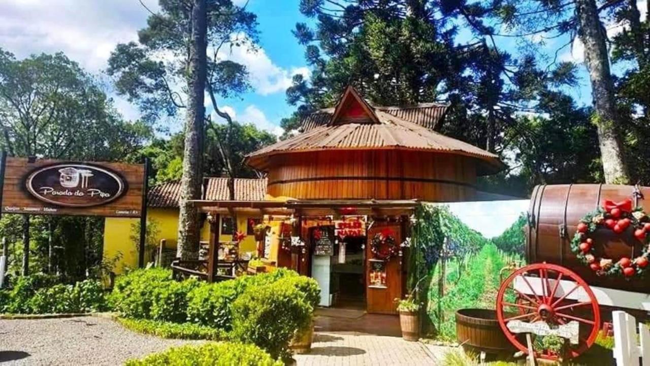 Chale Tematico Em Pipa De Vinho - Parada Da Pipa Chales Canela Dış mekan fotoğraf