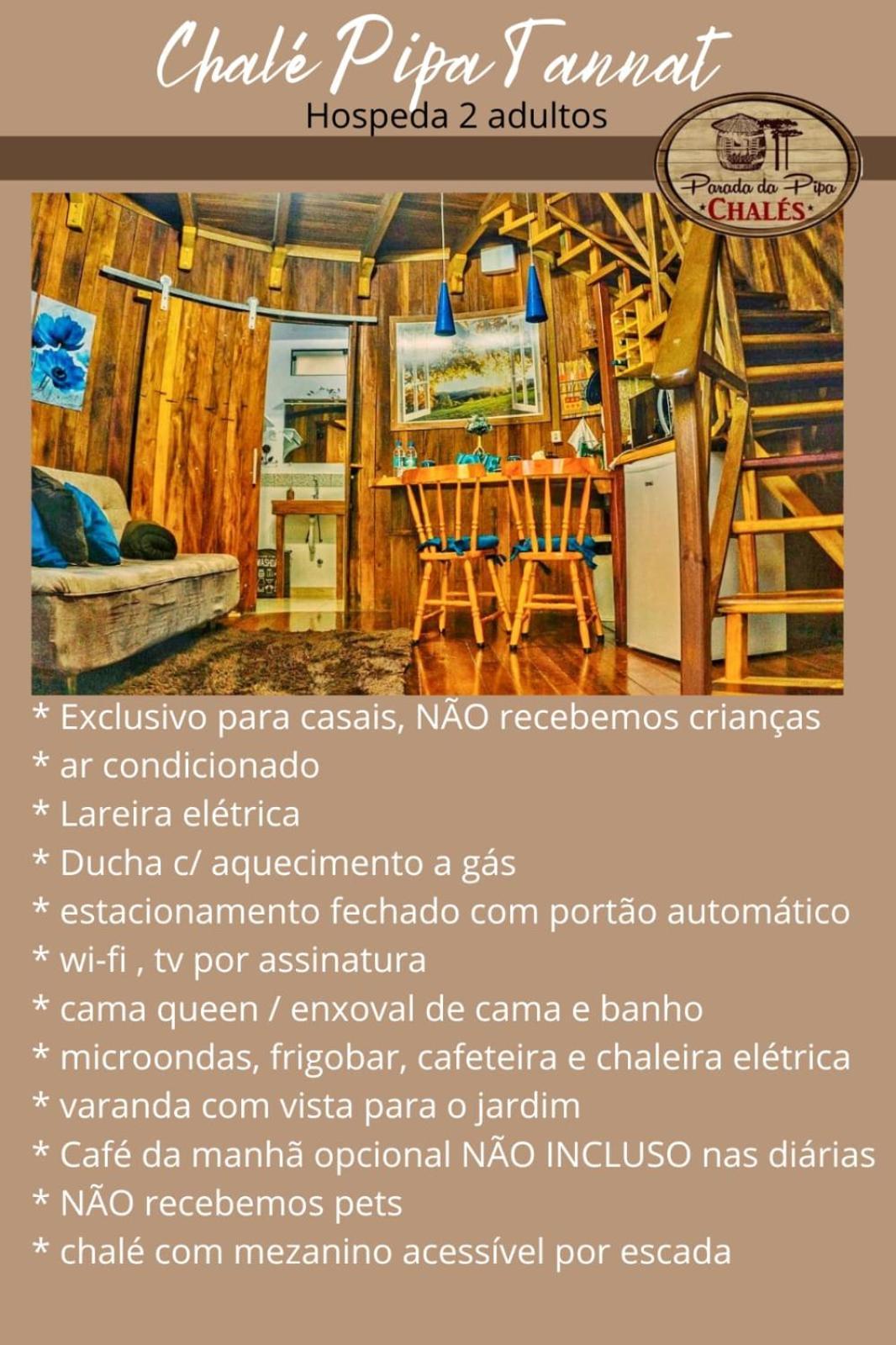 Chale Tematico Em Pipa De Vinho - Parada Da Pipa Chales Canela Oda fotoğraf